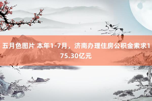 五月色图片 本年1-7月，济南办理住房公积金索求175.30亿元