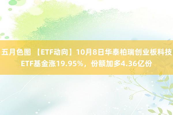 五月色图 【ETF动向】10月8日华泰柏瑞创业板科技ETF基金涨19.95%，份额加多4.36亿份