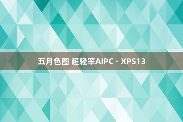 五月色图 超轻率AIPC · XPS13