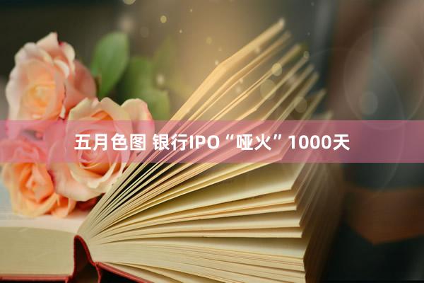 五月色图 银行IPO“哑火”1000天