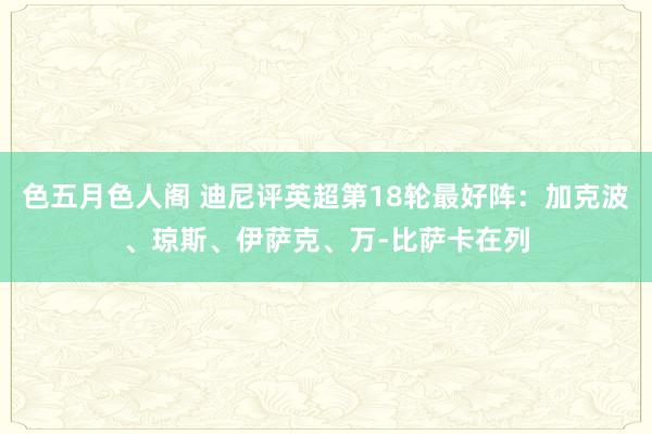 色五月色人阁 迪尼评英超第18轮最好阵：加克波、琼斯、伊萨克、万-比萨卡在列