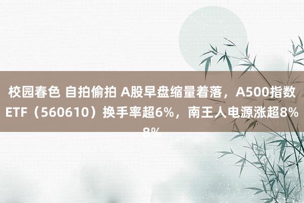 校园春色 自拍偷拍 A股早盘缩量着落，A500指数ETF（560610）换手率超6%，南王人电源涨超8%